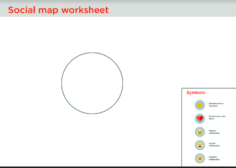 Social map worksheet