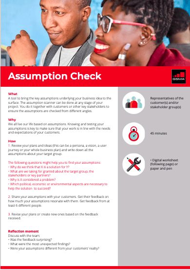 Assumption check