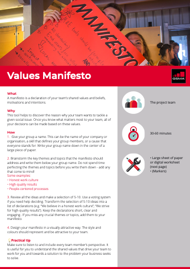 Values Manifesto