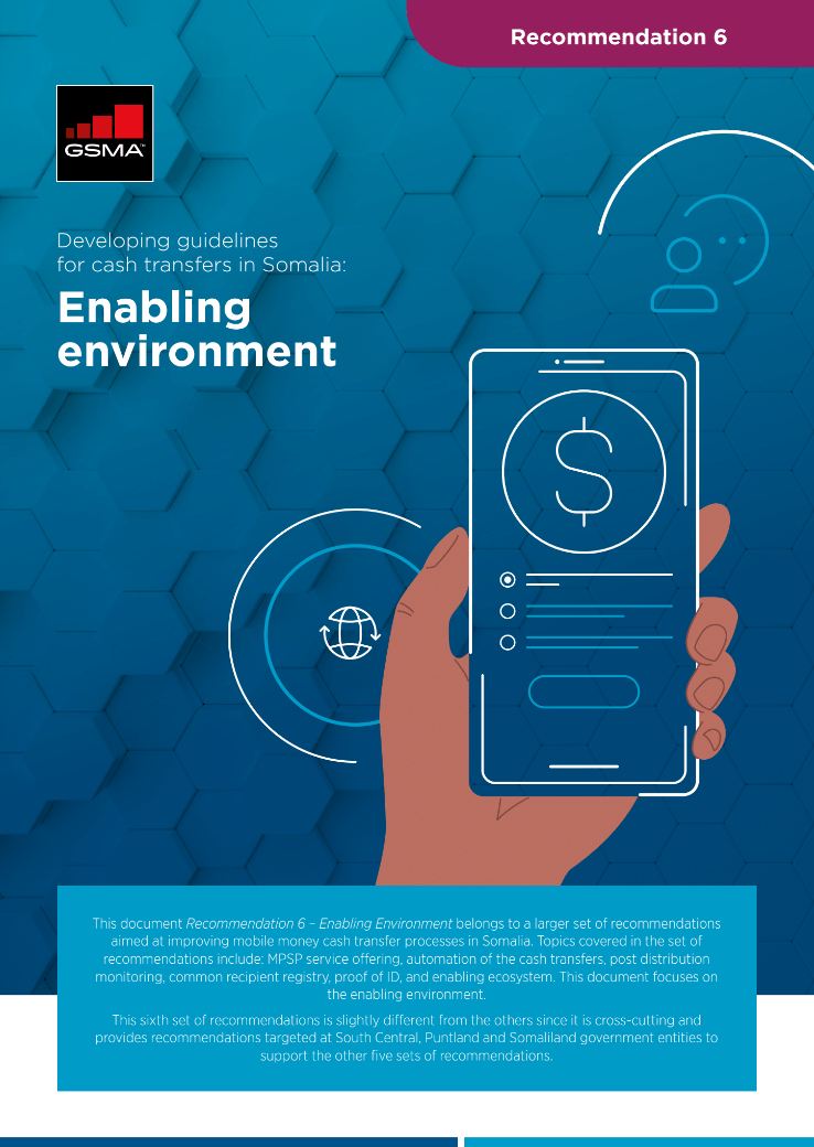 Developing guidelines for cash transfers in Somalia image