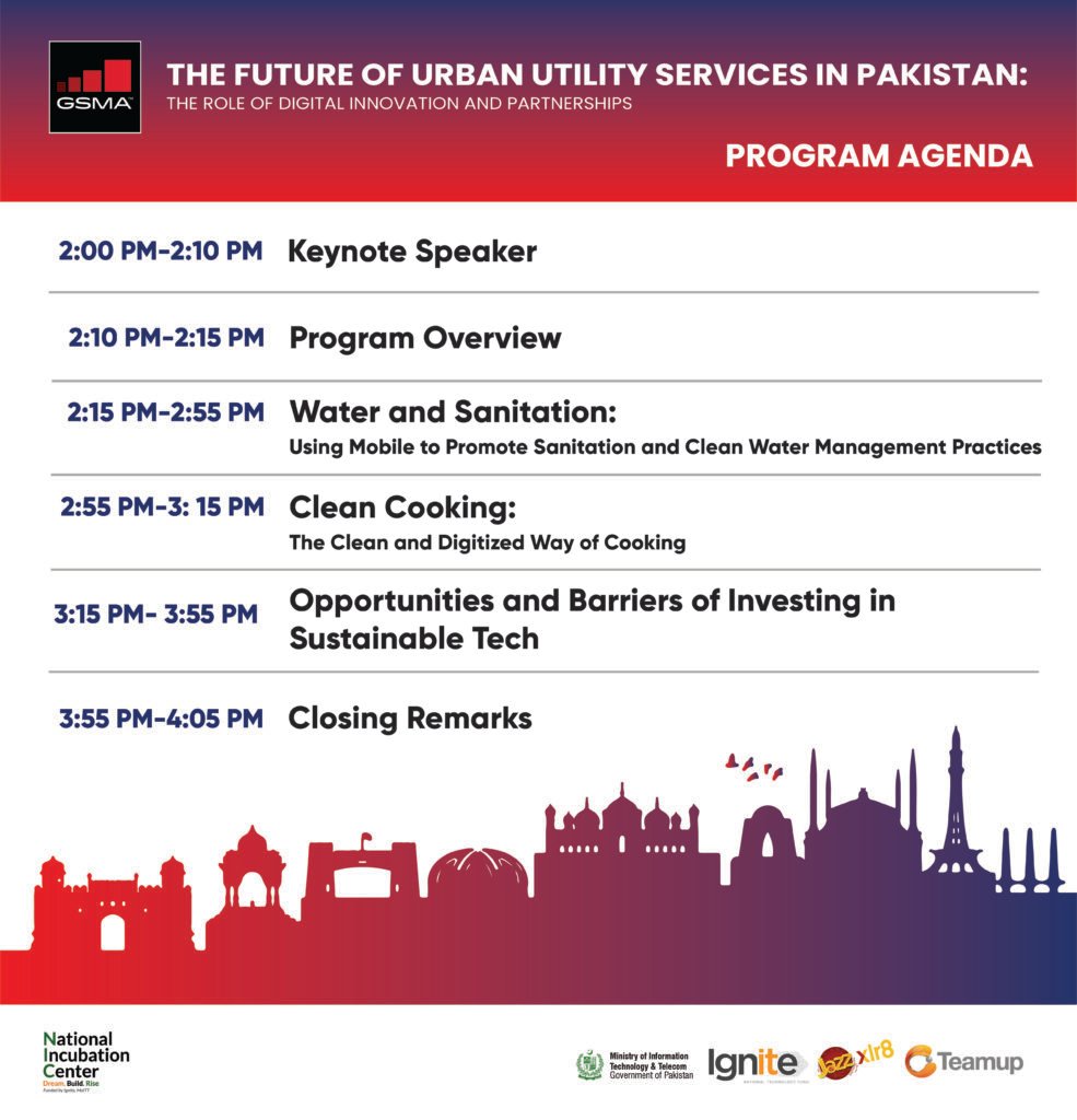 The Future of Digital Utilities in Pakistan - The role of digital innovation and partnerships - agenda