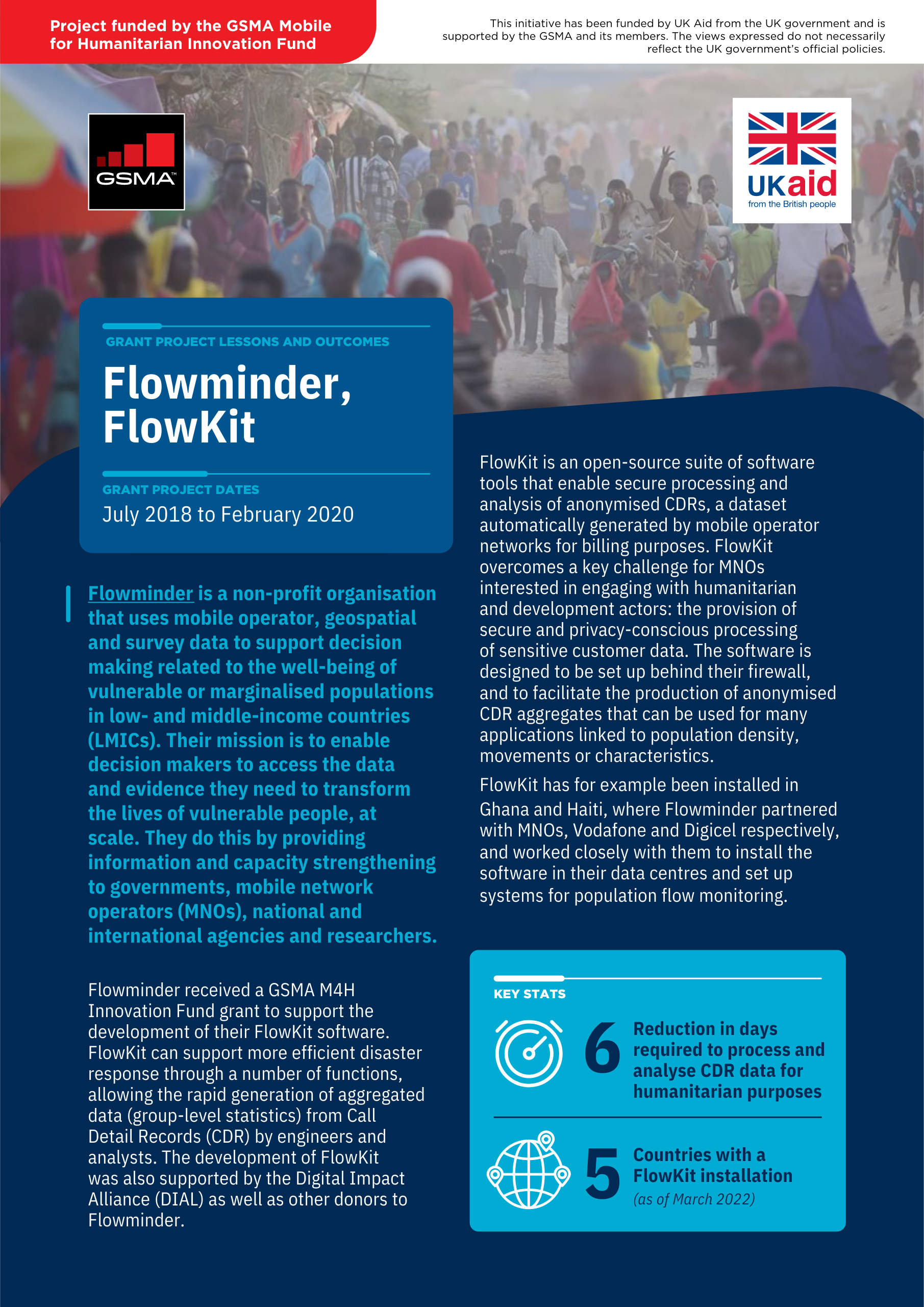 M4H Innovation Fund lessons and outcomes: Flowminder image