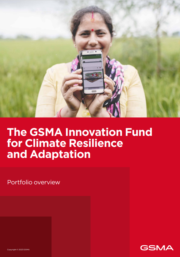 The GSMA Innovation Fund for Climate Resilience and Adaptation: Portfolio overview image