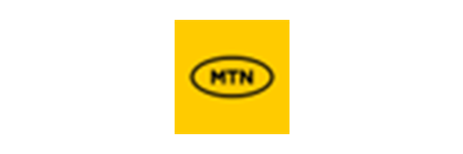 A logo with the initials "mtn" inside an oval on a yellow background.