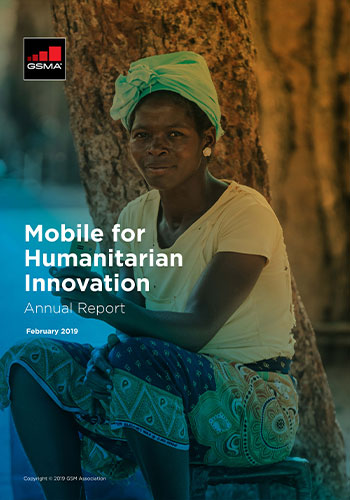 Cover image of the Mobile for Humanitarian Innovation Annual Report 2018