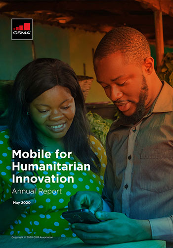 Cover image of the Mobile for Humanitarian Innovation Annual Report 2019