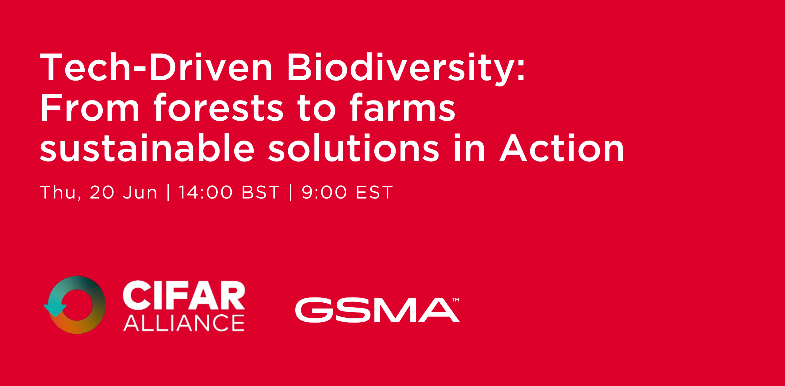 Webinar: Tech-Driven Biodiversity