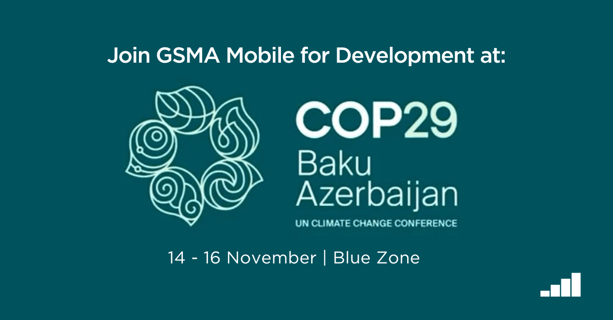 GSMA M4D at COP29