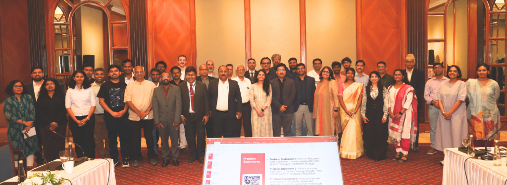 A group image of the participants at the GSMA the Digital Urban Utilities Forum (DUUF) hosted in India, Bengaluru  including participants from the water sector experts, ecosystem enablers and startups.