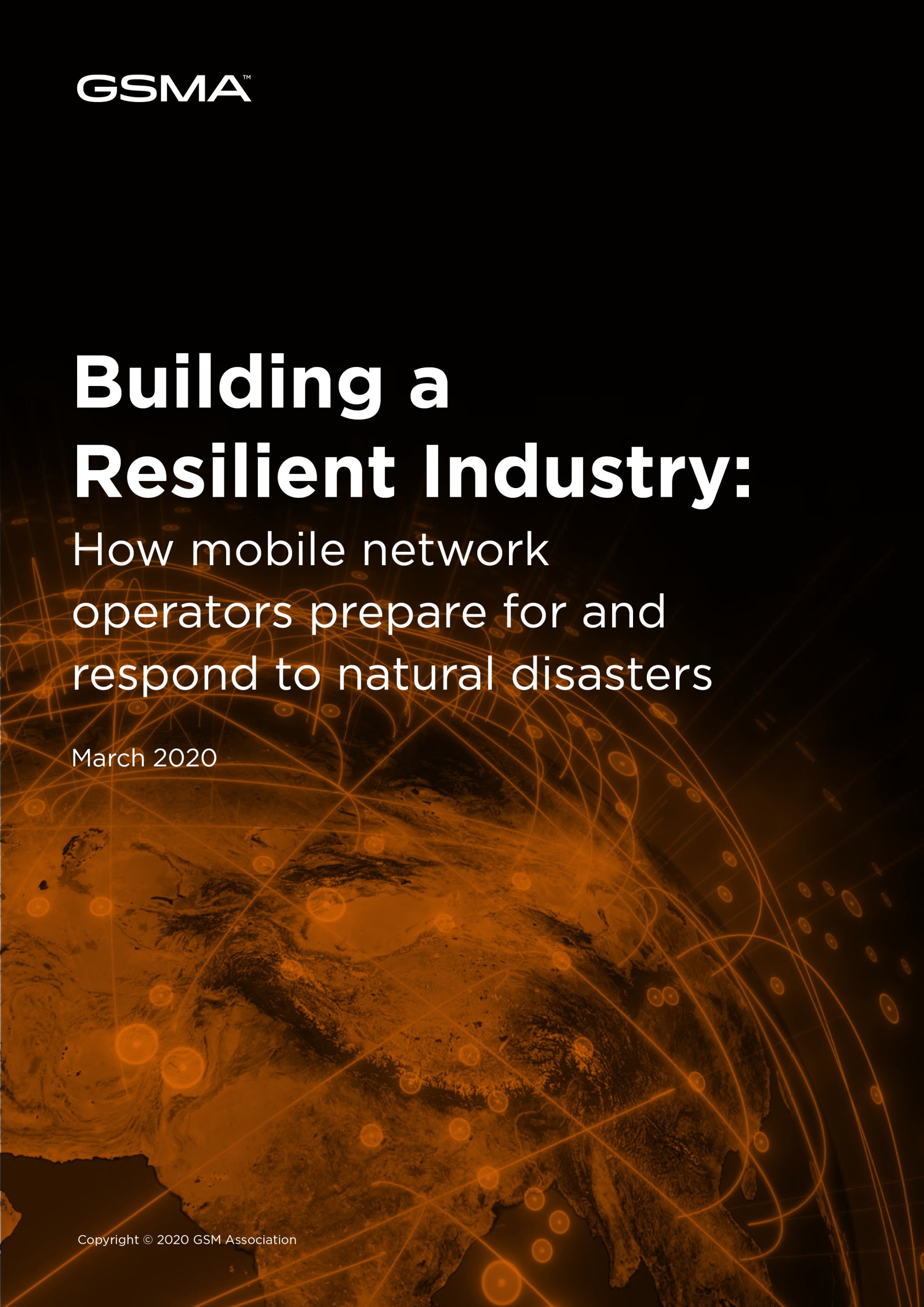 Cover of a GSMA report titled