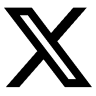 X logo black on white