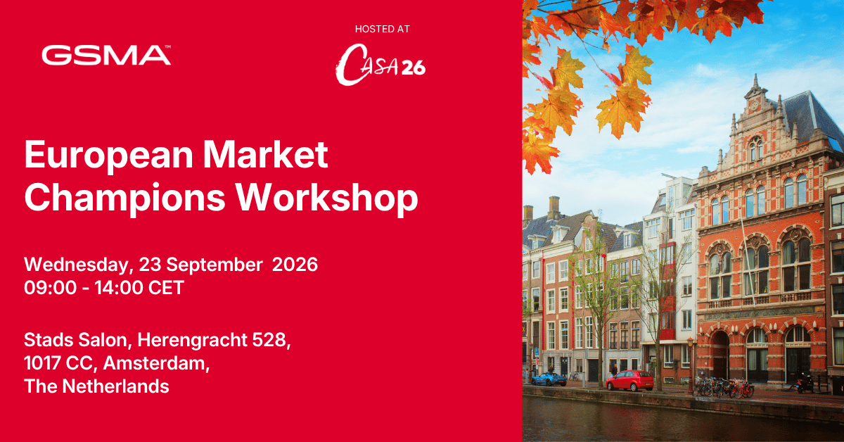 European Open Gateway Market Champions Workshop (Invite-Only)