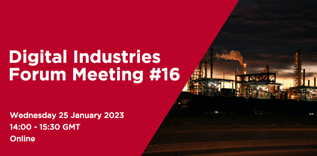 Digital Industries Forum Meeting #16