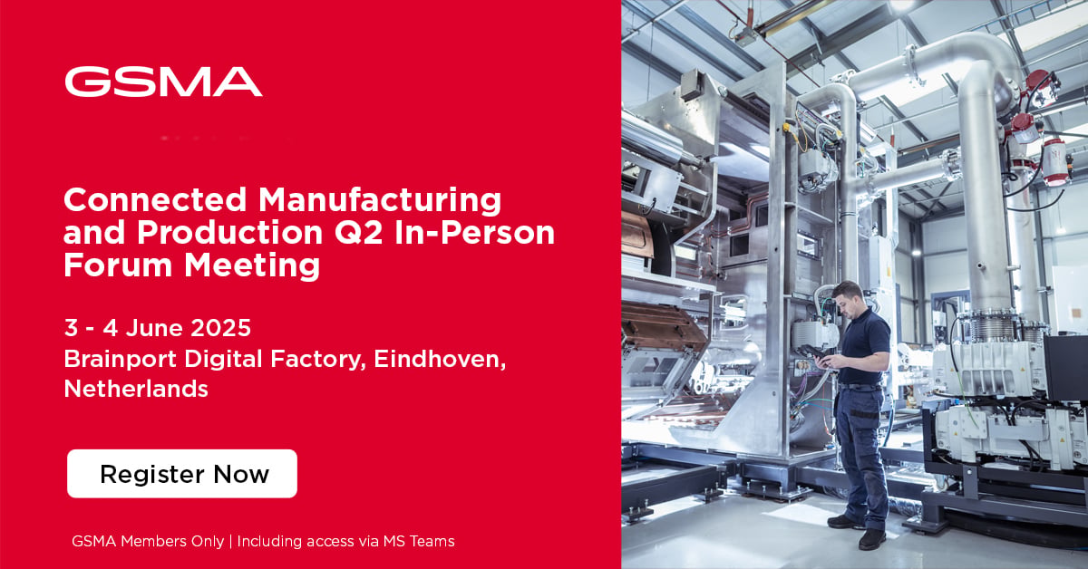 Connected Manufacturing and Production Q2 In-Person Forum Meeting