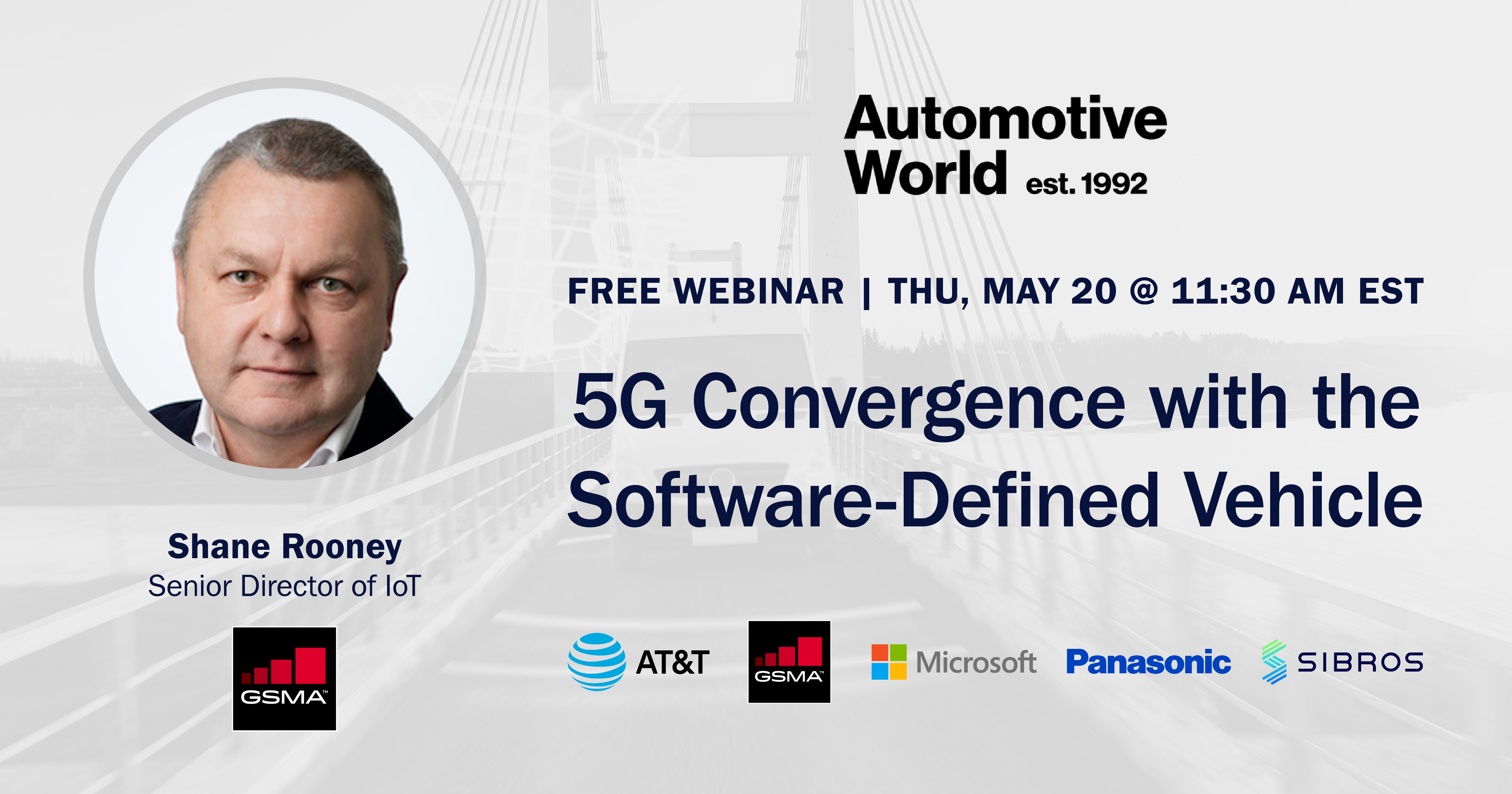 Webinar: 5G Convergence with the Software-Defined Vehicle - Smart Mobility