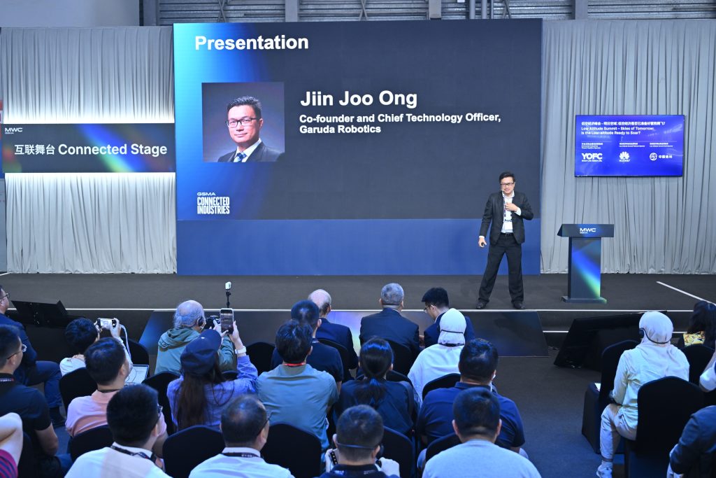 MWC25 Shanghai Low Altitude Summit, Jiin Joo Ong, Garuda Robotics