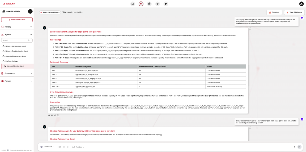 A computer screen displays technical documentation about assigning agent skills in the Genesys Cloud web interface, highlighting integration possibilities with agentic AI and autonomous networks.