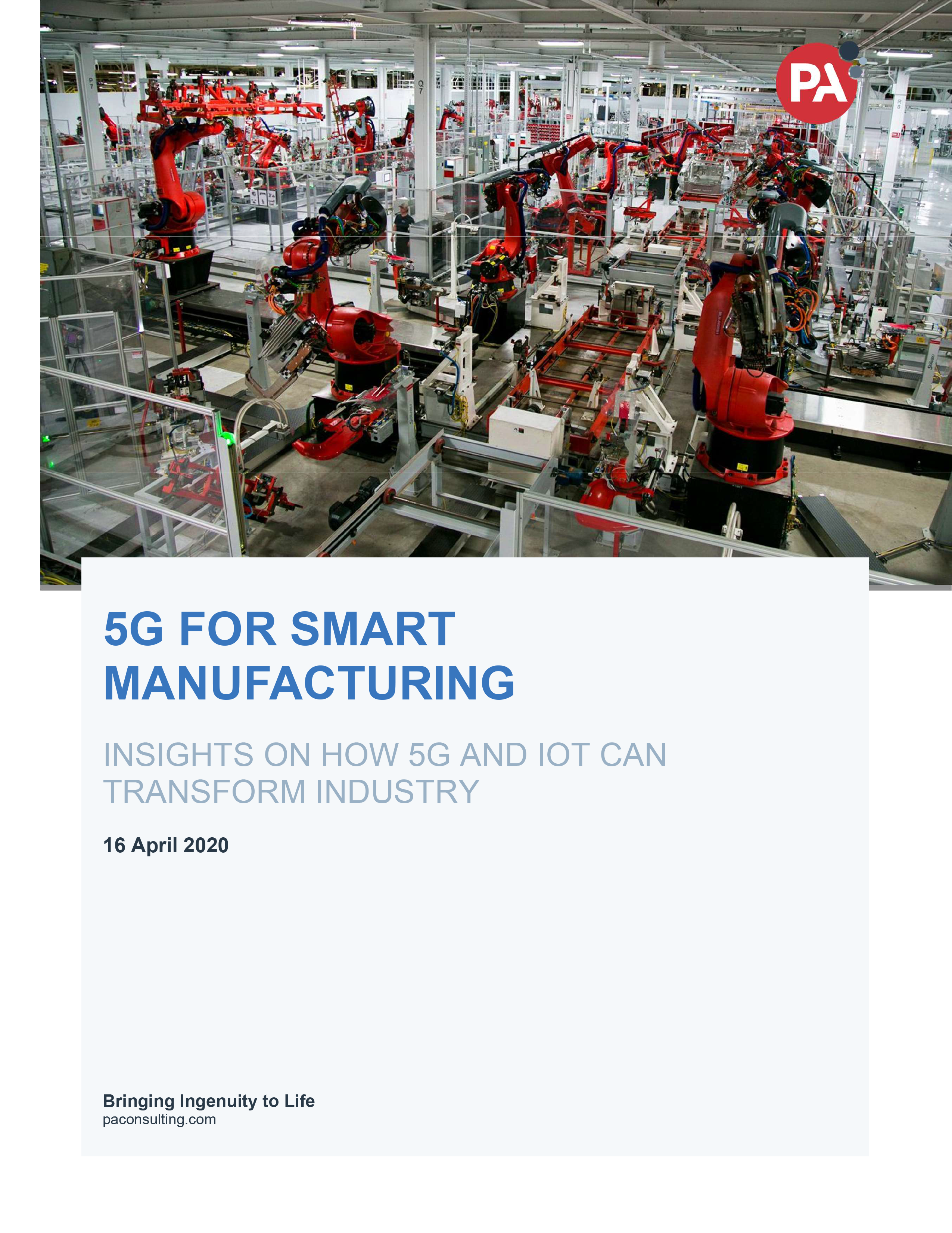 5G for Smart Manufacturing – Insights on How 5G and IoT Can Transform Industry image