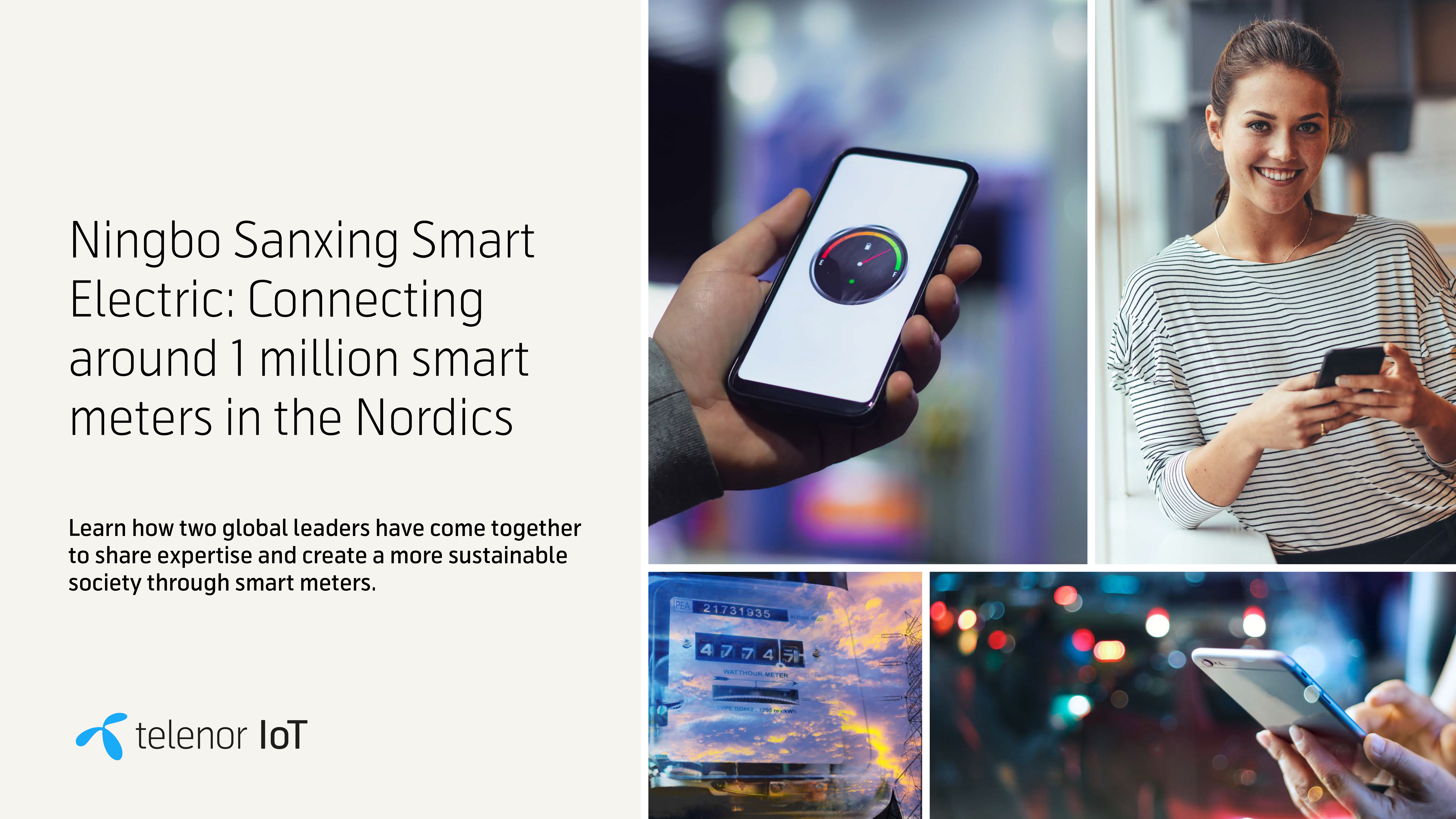 Ningbo Sanxing Smart Electric: Connecting around 1 million smart meters in the Nordics image