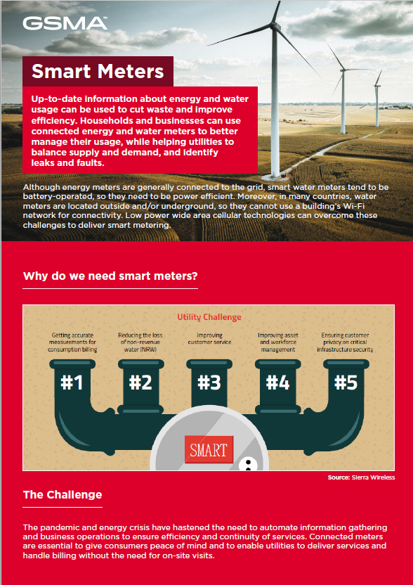 Smart meters fact sheet image