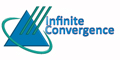 Logo of Infinite Convergence Technologies featuring a blue triangle with three green diagonal lines extending from its top left side. A green oval encircles the triangle partially. The text "Infinite Convergence" is written in blue to the right of the triangle.