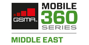 Logo for the GSMA Mobile 360 Series Middle East. It features a red square with ascending bars and the word "GSMA" in white next to it. "MOBILE 360 SERIES" is in black and green, with "MIDDLE EAST" in bold green letters below.