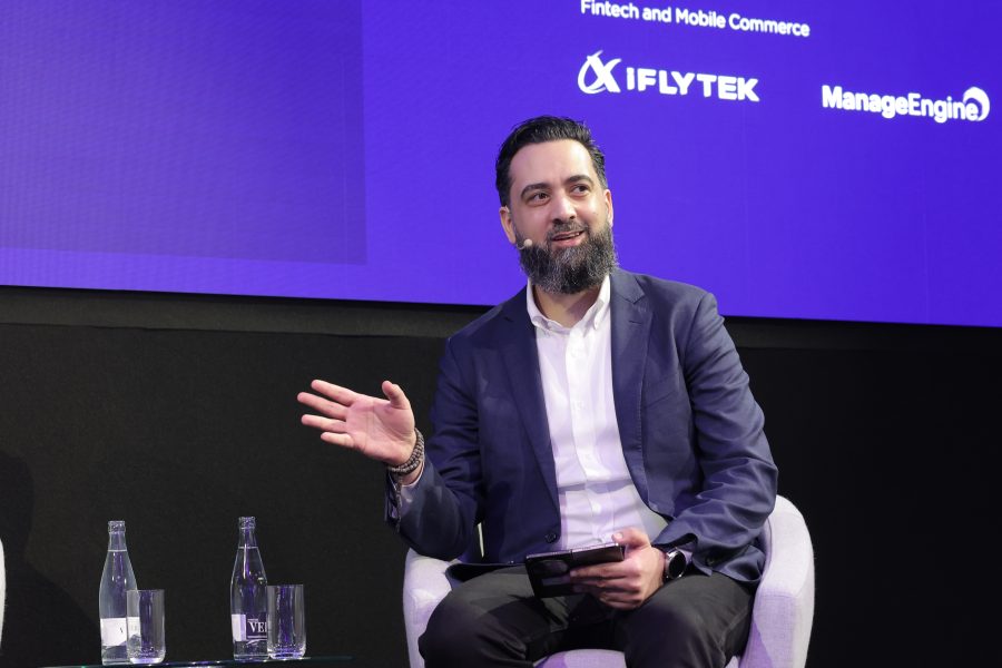 Faisal Zia GSMA moderating panel at MWC 2025 Sports and Entertainment Summit