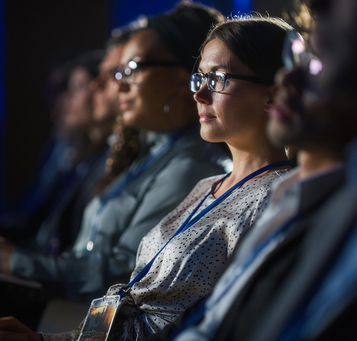 Audience at an event