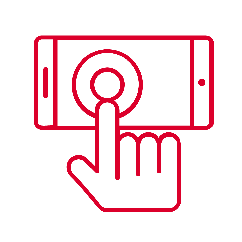 mobile phone and hand