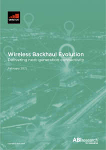 Wireless Backhaul Spectrum – 4G and 5G Evolution image